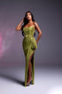 Elorie - Strapless dress with ruched detailing
